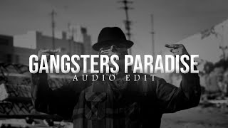 Gangstas Paradise   Audio Edit  Reverb  lofi gangstaparadise [upl. by Nonarb]