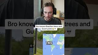 Rainbolt knows Brazilian trees and Guam poles😭💀shorts rainbolt mapping geoguessr [upl. by Airod659]