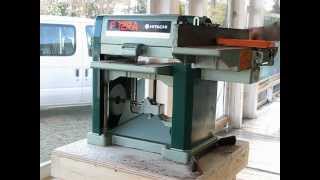 Hitachi P12RA Thickness Planer Jointer [upl. by Rania]