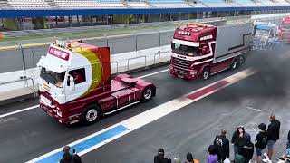 Truckstar Assen 2023 Sound compilation SCANIA V8 open pipes [upl. by Haberman]