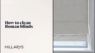 How to clean Roman blinds [upl. by Ledniahs]