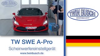 TW SWEAPro  ScheinwerferEinstellgerät von TWIN BUSCH® [upl. by Sturges]