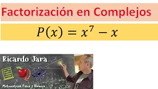 Factorización de Polinomios en Complejos [upl. by Anoj739]