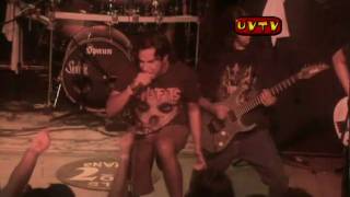 Bonded By Blood quot Mind Pollutionquot Live At Reggies in Chicago IL [upl. by Gerkman53]