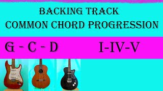 Backing Track  Common Chord Progression G  C  D 110 bpm [upl. by Sillad405]