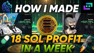 How I Made 18 SOL Profit in a Week Solana Meme Coin Copy Trading Results Proof Trojan Bot Zelfiguru [upl. by Greenfield]