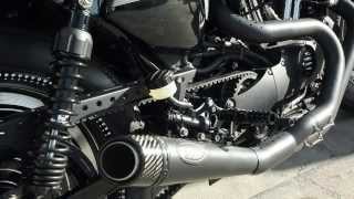 RSD SLANT EXHAUST SOUND SPORTSTER [upl. by Torrell]