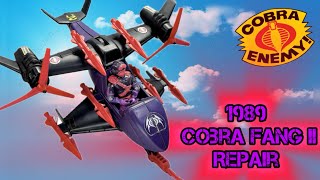 GI Joe 1989 Cobra Fang II rotors VTOL repair [upl. by Elliot]