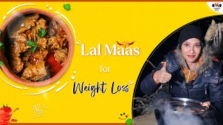 Red Meat for Weight Loss  Rajasthani Laal maas  Desi Ghee Mutton Recipe  Indian Diet by Richa [upl. by Rodrique]