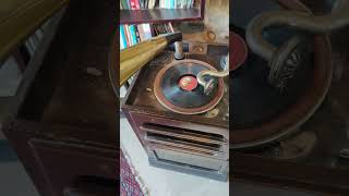 Gramophone model 1950 in working Condition  Nostalgic [upl. by Htiduj]