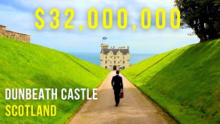 INSIDE a 32000000 Castle for Sale in Scotland  Gardens Hunting Grounds and 4 Miles of Coastline [upl. by Undine]