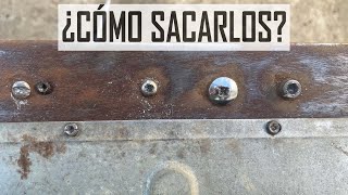 🔩🪛COMO SACAR TORNILLOS BARRIDOS SIN EXTRACTOR TORNILLOS CABEZA DESGASTADA DAÑADOS 4 MANERAS [upl. by Todd]