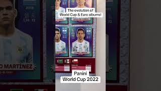 The evolution of Topps Euro stickers and Panini World Cup sticker albums [upl. by Emera]