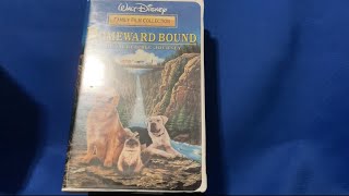 VHS Homeward Bound The Incredible Journey [upl. by Ahsia]