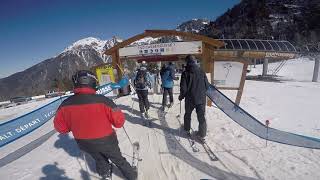 SKI de Piste CHAMROUSSE 2250 m 07 Mars 2024 Piste NOIRE COULOIR de CASSEROUSSE 1410 m [upl. by Nnyloj]