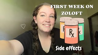 My first week on Zoloft my experience is it helping my anxiety [upl. by Eben]