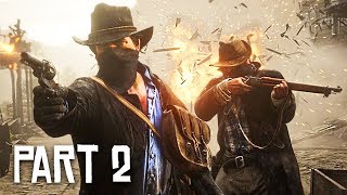 Red Dead Redemption 2 Gameplay Walkthrough Part 2  ROBBING A TRAIN RDR 2 PS4 Pro Gameplay [upl. by Cottrell]