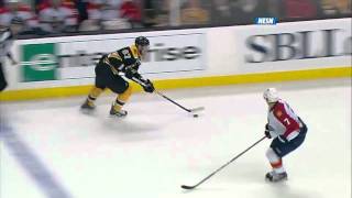 Benoit Pouliot Unbelievable HighlightReel Goal vs Florida  NESN [upl. by Emearg]