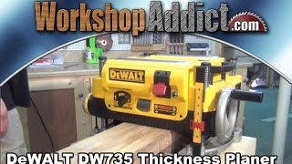 DeWALT DW735 13quot Thickness Planer [upl. by Einwat]