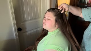 ASMR  hair brushing amp braiding ✨ [upl. by Saraann543]