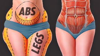 FLAT BELLY  SLIM THIGHS  30 MIN ABS amp LEGS WORKOUT [upl. by Ellenig]