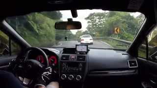 2015 Subaru WRX CVT Touge 北宜 with Fast GC Impreza 20150628 [upl. by Kcirdef609]