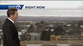 New Mexico Winter Storm amp Blizzard update  1000 am [upl. by Ballard]