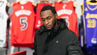 NBA STORE VISIT with Immanuel Quickley  NBAAfrica [upl. by Litta]