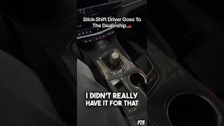 ALMOST CRASHED THE STICKSHIFT carsaleshumor funny dealershiplife funny cars [upl. by Mila497]