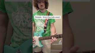 Amanda  Green Day solo cover fyp foryou greenday solo trending popular cover punkrock [upl. by Haroppizt485]