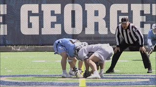 8 Georgetown vs Marquette  Faceoff Highlights  Mens College Lacrosse  4624 [upl. by Laenaj]