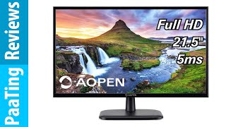 AOPEN 22CV1Q bi 215quot Full HD 1920 x 1080 VA Monitor ✅ Review [upl. by Pihc859]