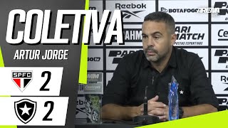 COLETIVA ARTUR JORGE  AO VIVO  São Paulo x Botafogo  Brasileirão 2024 [upl. by Enelad311]