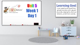 FUNDATIONS  Level 1 Unit 5 Week 1 Day 1 [upl. by Higley]