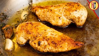 How to cook chicken breast in a pan with butter [upl. by Profant147]