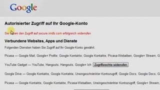 Zugriffsrechte von Apps Websites und Diensten auf eurem Google Konto widerrufen [upl. by Noryak]