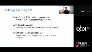 OSDI 23  LVMT An Efficient Authenticated Storage for Blockchain [upl. by Airtemak457]