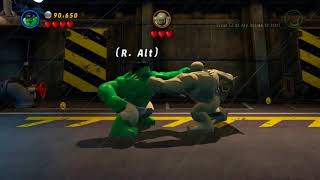 Hulk vs Abomination  Lego Marvel Super Heroes Gameplay lego legomarvel [upl. by Eldnek]