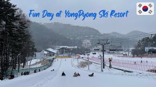 Fun Day At Yongpyong Ski Resort  PyeongChang Korea [upl. by Kline]