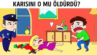 Mantık Becerilerinizi Test Edecek 8 Dedektif Bilmecesi [upl. by Dasha]