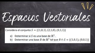 Espacios Vectoriales [upl. by Tarrance]