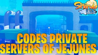 CODES PRIVATE SEVER OF NEW VILLAGE JEJUNES SHINDO LIFE 119 [upl. by Valida310]