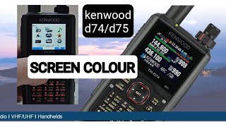 KENWOOD THD7475 Change Screen Colour [upl. by Evad]