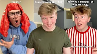 Luke Davidson Teacher and Student Tiktok Compilation  lukedavidson Tiktok Compilation [upl. by Ahsennek921]