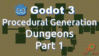 Procedural Generation in Godot Dungeon Generation part 1 [upl. by Durkin]