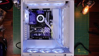 NZXT H7 Flow RGB 2024 PC build timelapse and showcase [upl. by Maura388]