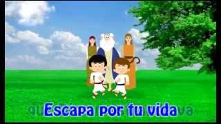 Sodoma y Gomorra  Escapa por tu vida  Canto Infantil Cristiano [upl. by Yhtur]