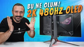 DÜNYANIN İLK 2K 480Hz OLED OYUNCU MONİTÖRÜ  ROG Swift PG27AQDP [upl. by Clay260]