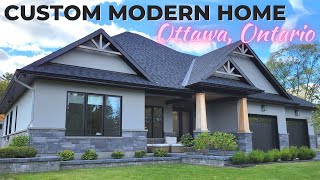 Inside a Luxury Modern Craftsman home  3400 SF  PAGI Construction  Ottawa Cumberland Estate [upl. by Gaspard]