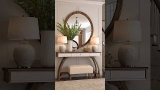 Entryway Decorating Ideas 2024 Entrance Foyer Designs Home Interior Design Trends console Table [upl. by Linders]